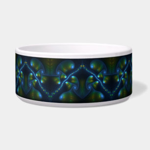 Fantasy Lights Abstract Blue Green Yellow Fractal