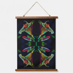 Fantasy Lily Abstract Flower Art  Hanging Tapestry