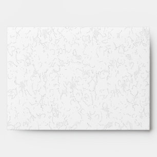 Fantasy Line Art Envelope   Elegant Green Design