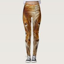Fantasy Lion Head Custom Leggings