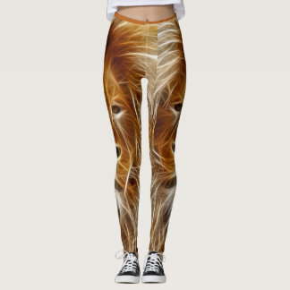 Fantasy Lion Head Custom Leggings