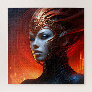 Fantasy magic art woman jigsaw puzzle
