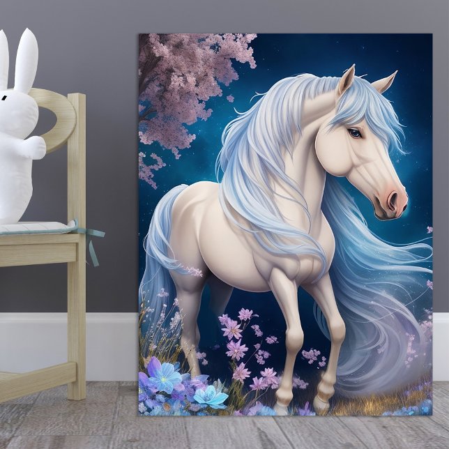 Fantasy Magical Unicorn Horse AI Art  Poster (Creator Uploaded)