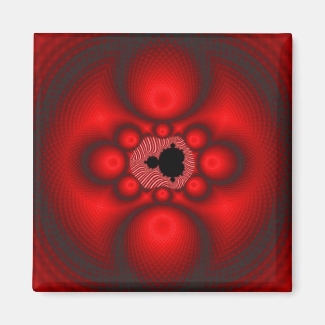 Fantasy Mandelbrot Fractal Image Magnet (Front)