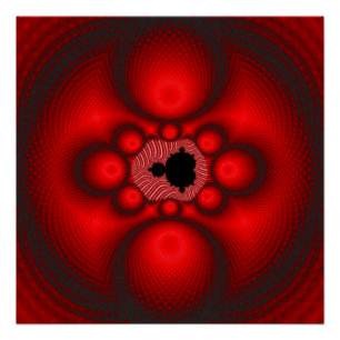 Fantasy Mandelbrot Fractal Image Poster