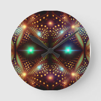 Fantasy Mandelbrot Fractal Round Clock