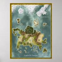 Fantasy Map Of Darnyan