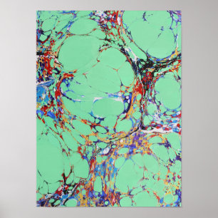 Fantasy Marbled Poster
