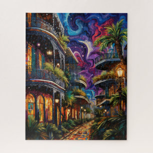 Fantasy Mardi Gras Colors  Jigsaw Puzzle