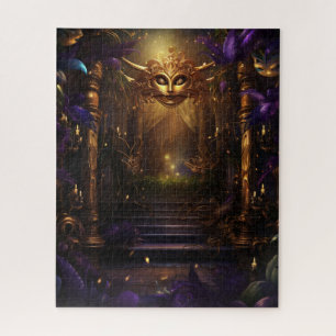 Fantasy Mardi Gras Colors  Jigsaw Puzzle