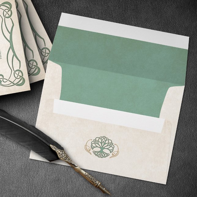 Fantasy Mediaeval Celtic Wedding Envelope (Creator Uploaded)