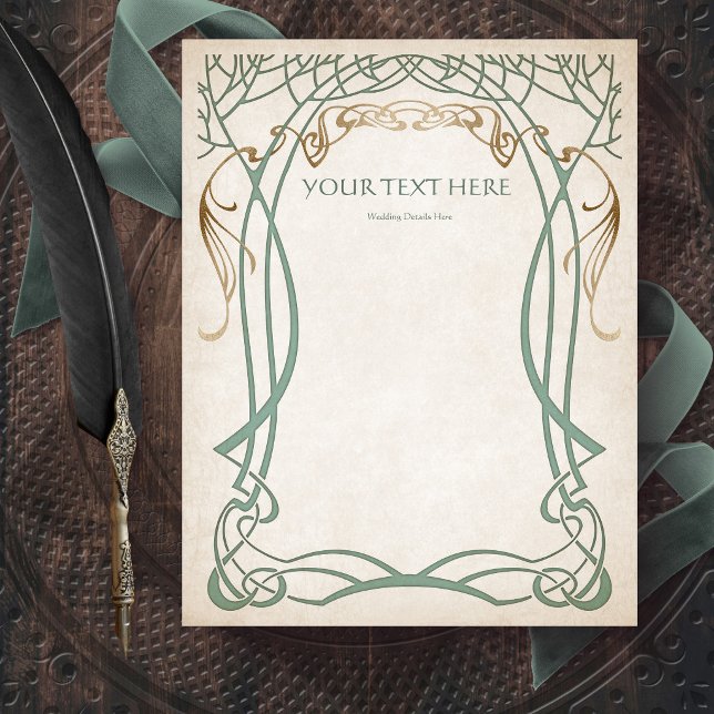 Fantasy Mediaeval Celtic Wedding Flyer (Creator Uploaded)