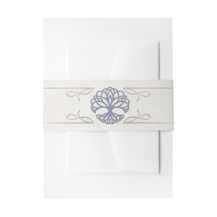 Fantasy Mediaeval Celtic Wedding Invitation Belly Band