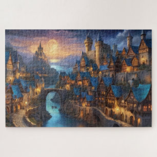 Fantasy Mediaeval Night Jigsaw Puzzle