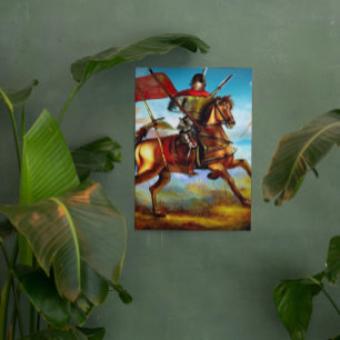 Fantasy Mediaeval Soldier AI Digital Art Poster #0