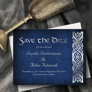 Fantasy Medieval Wedding Save the Date Card