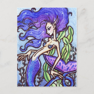 Fantasy Mermaid Art Postcard : Lanikai by Faerydae