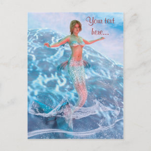 Fantasy Mermaid Postcard