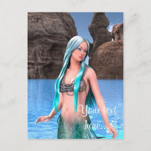 Fantasy Mermaid Postcard
