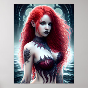 Fantasy Mermaid Poster