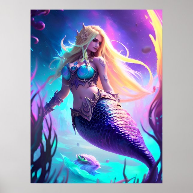 Fantasy Mermaid Poster (Front)