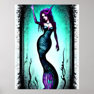 Fantasy Mermaid Poster
