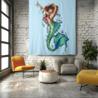 Fantasy Mermaid Teal Tail