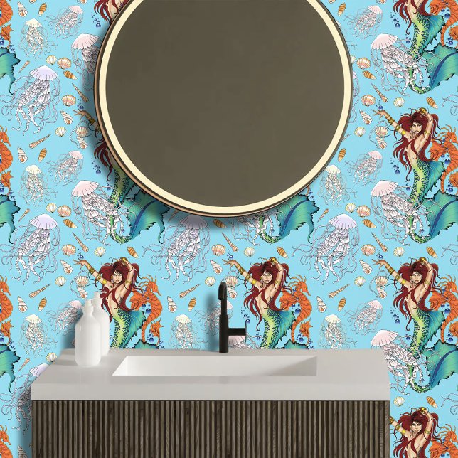 Fantasy Mermaid Teal Tail Wallpaper (Creator Uploaded)