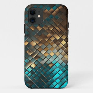 Fantasy Metalic Grunge Background Abstract Pattern iPhone 11 Case