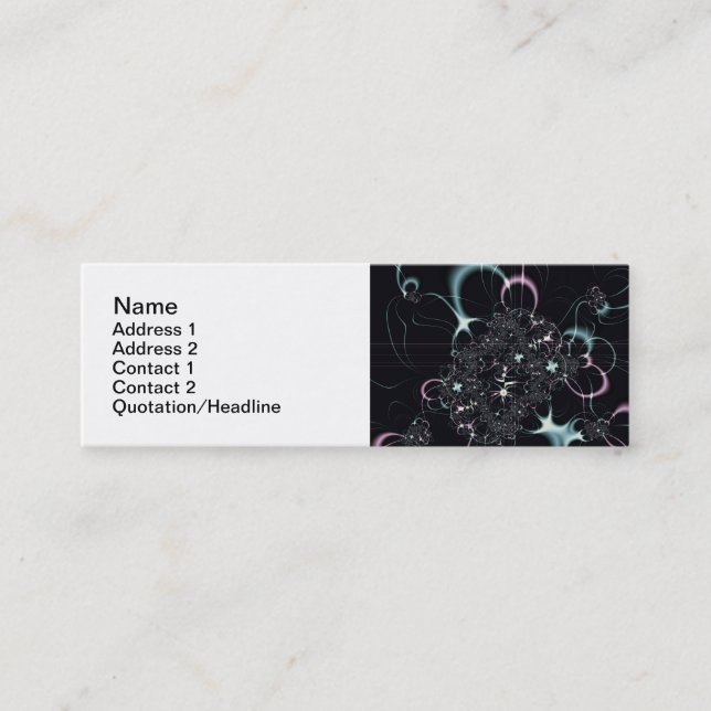 Fantasy Mini Business Card (Front)