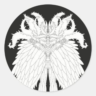 Fantasy Monster Classic Round Sticker