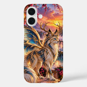 Fantasy moon design iPhone 16 case