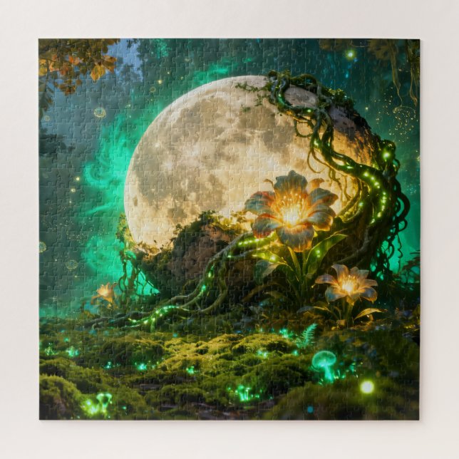 Fantasy Moon Forest Jigsaw Puzzle (Vertical)
