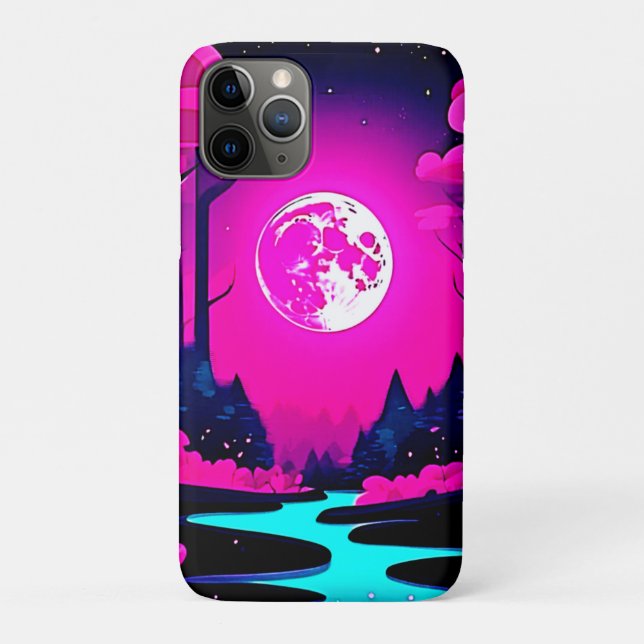 Fantasy Moonlit Woods Art Case-Mate iPhone Case (Back)