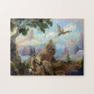 Fantasy Mountains Gryphon Nest Jigsaw Puzzle