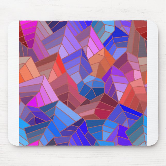 Fantasy Mountains View from the Sky Mouse Pad (Front)