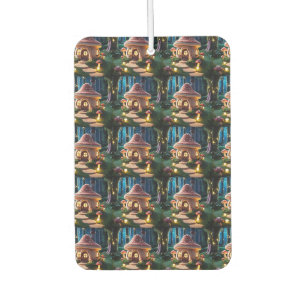 Fantasy mushroom house car air freshener