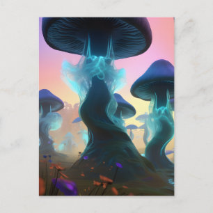 Fantasy Mushroom Postcard