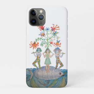 Fantasy Musicians on a Giant Fish iPhone 11 Pro Case