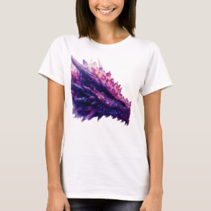 Fantasy Mystical Amethyst Crystal Dragon Beast T-Shirt