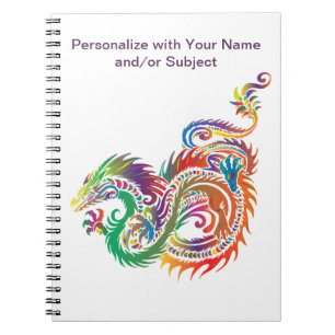 Fantasy Mythical Dragon Artwork Personalise  Notebook
