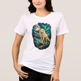 Fantasy Nature Wildlife Graphic Women T-Shirt Tri-Blend Shirt