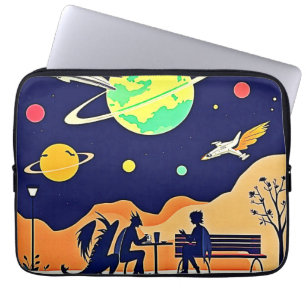  Fantasy Night Rendezvous Laptop Sleeve