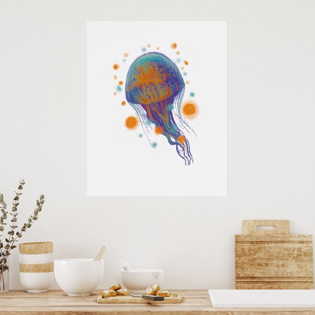 fantasy ocean animal  poster (Kitchen)