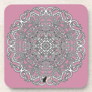 Fantasy Octa Glyph Dawn Coaster