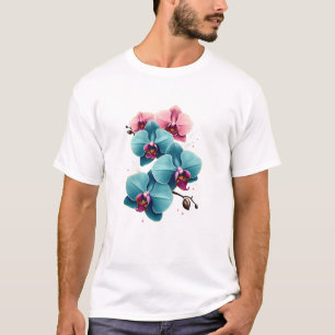 Fantasy Orchid Cascade - Ethereal Floral Beauty T-Shirt