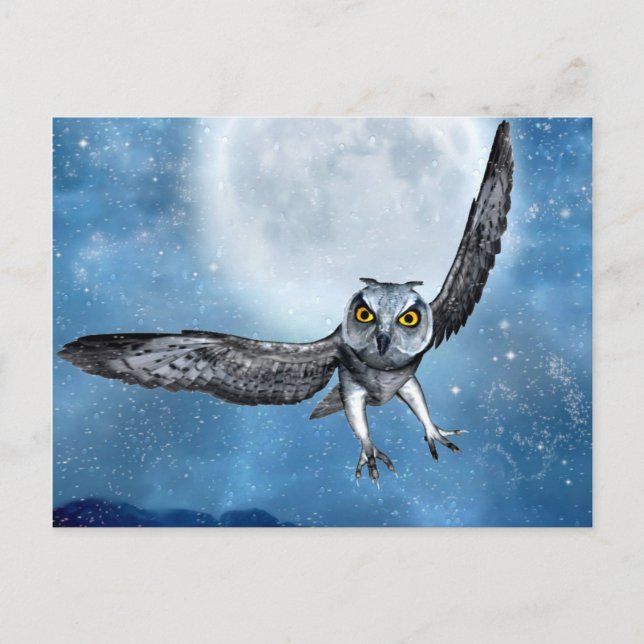 fantasy owl Postcard (Front)