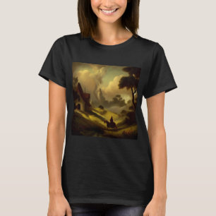 Fantasy Painting 2 - Mediaeval Landscape T-Shirt
