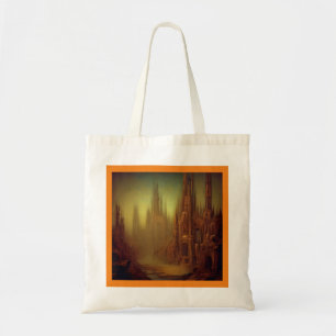 Fantasy Painting 9 - Abandoned City Tote Bag