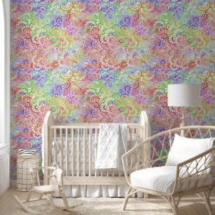 Fantasy Paisley Ornaments Seamless Pattern 7 Wallpaper